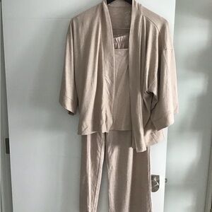 Lemon Taupe Lounge Wear